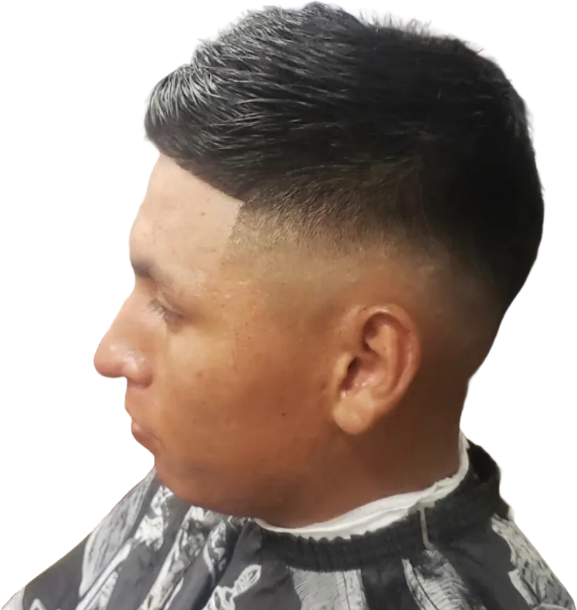 Textured crop with a clean skin fade by Mr. P